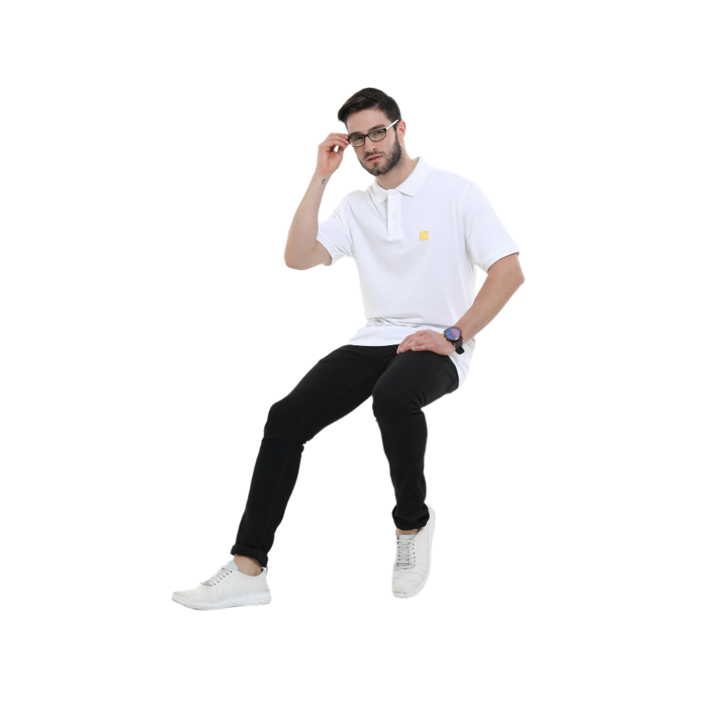 White Polo T-Shirt