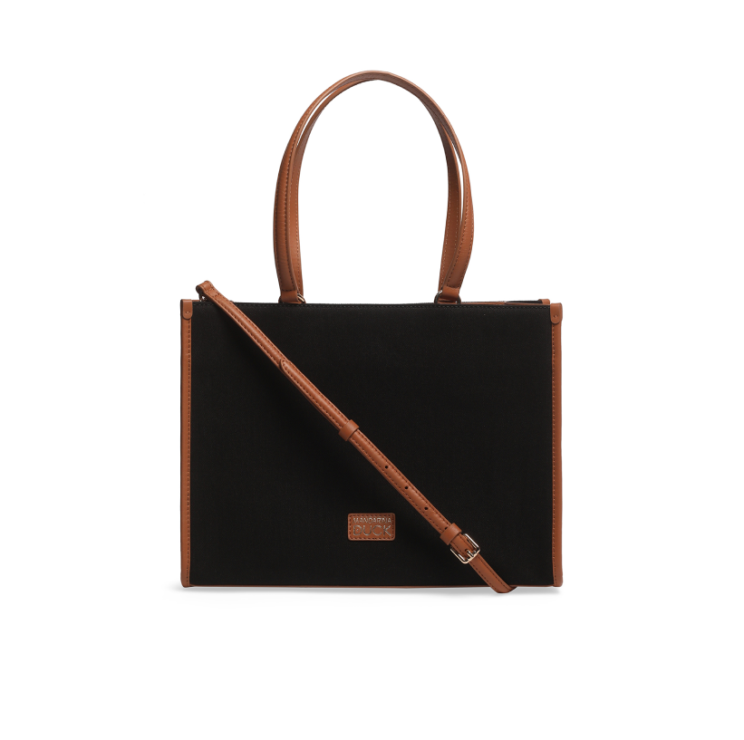 Julia Black Medium Shopper Tote