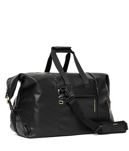 Black Eco Coated Medium Duffle Bag