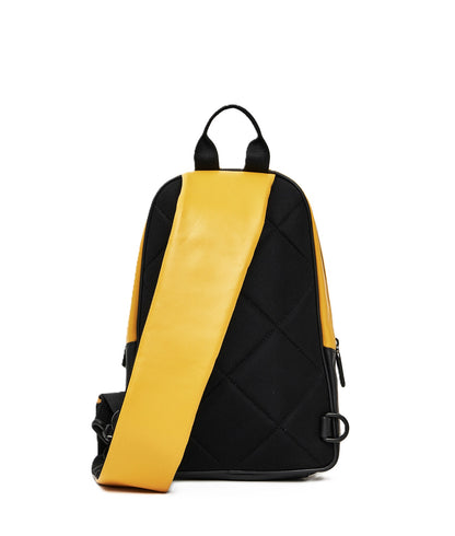 Yellow Eco Coated Small Sling Bag