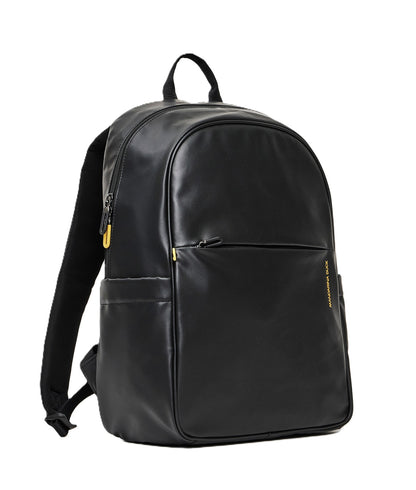 Black Eco Coated Large Backpack