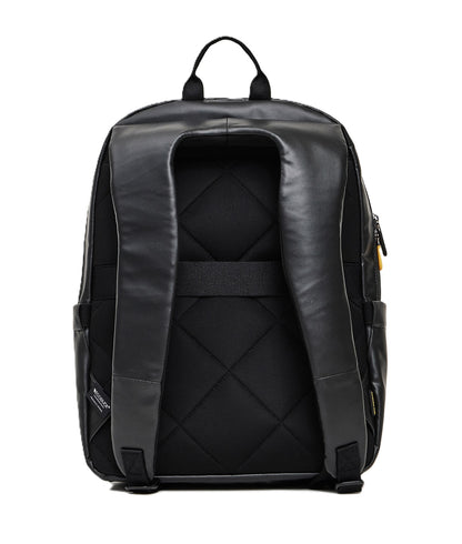 Black Eco Coated Large Backpack