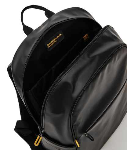 Black Eco Coated Large Backpack