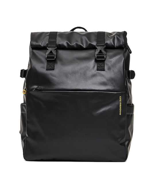 Black Eco Coated Medium Backpack