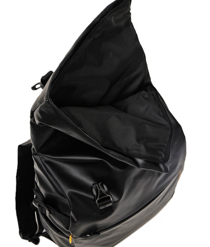 Black Eco Coated Medium Backpack