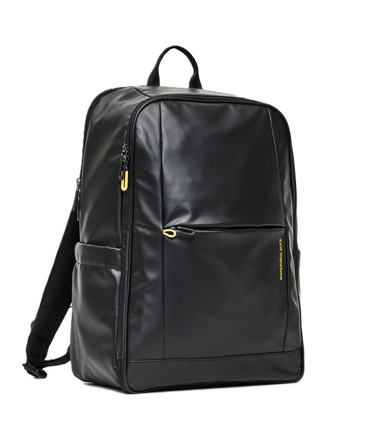 Black Eco Coated Large Travel Backpack