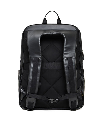 Black Eco Coated Large Travel Backpack