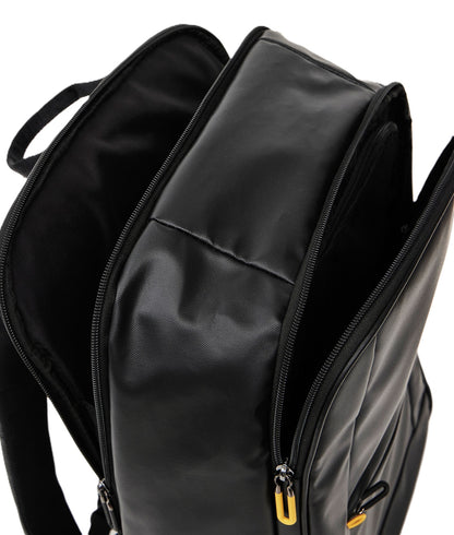 Black Eco Coated Large Travel Backpack