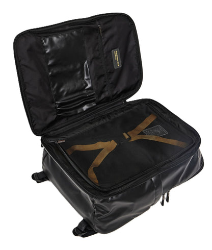 Black Eco Coated Large Travel Backpack