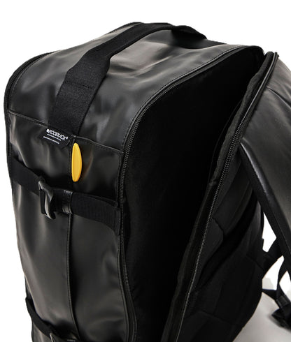 Black Eco Coated Medium Travel Backpack