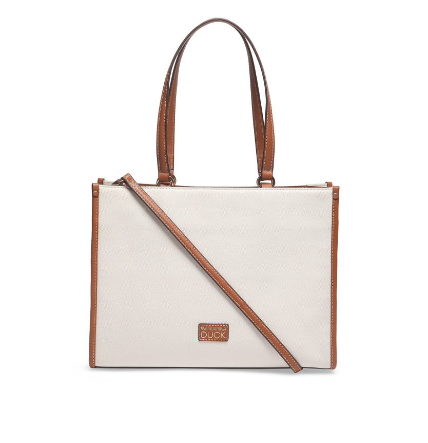 Julia Canvas Leather Medium Tote
